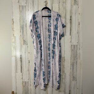 Buddy Love Blue and White Floral Kimono
